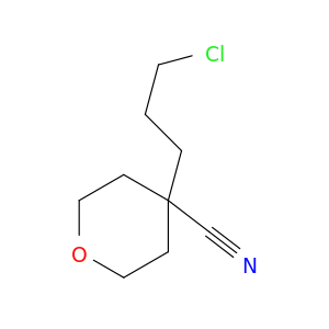 4-(3-chloropropyl)oxane-4-carbonitrile