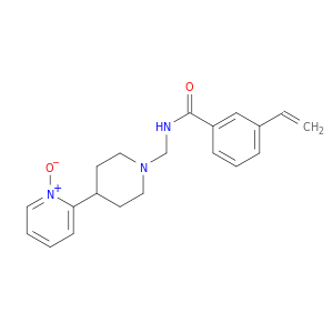 Benzamide, 3-ethenyl-N-[[4-(1-oxido-2-pyridinyl)-1-piperidinyl]methyl]-