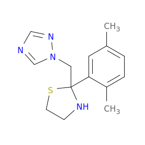 1H-1,2,4-Triazole, 1-[[2-(2,5-dimethylphenyl)-2-thiazolidinyl]methyl]-