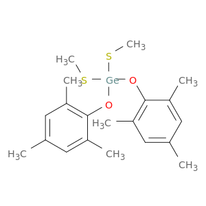 Germane, bis(methylthio)bis(2,4,6-trimethylphenoxy)-
