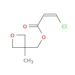 2-Propenoic acid, 3-chloro-, (3-methyl-3-oxetanyl)methyl ester, (Z)-