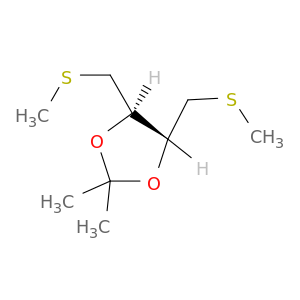 1,3-Dioxolane, 2,2-dimethyl-4,5-bis[(methylthio)methyl]-, (4R,5R)-