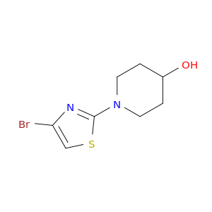 4-溴-2-(4-羟基哌啶);噻唑