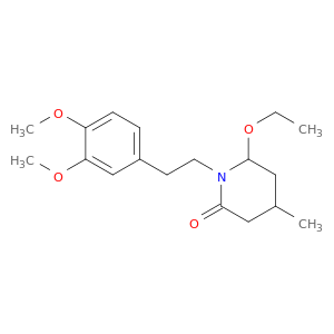 2-Piperidinone, 1-[2-(3,4-dimethoxyphenyl)ethyl]-6-ethoxy-4-methyl-