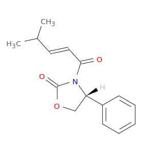 2-Oxazolidinone, 3-[(2E)-4-methyl-1-oxo-2-pentenyl]-4-phenyl-, (4R)-