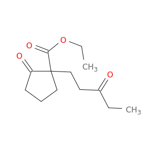 Cyclopentanecarboxylic acid, 2-oxo-1-(3-oxopentyl)-, ethyl ester