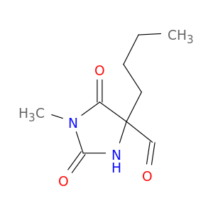 4-丁基-1-甲基-2,5-二氧代-4-咪唑烷甲醛