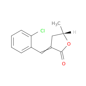 2(3H)-Furanone, 3-[(2-chlorophenyl)methylene]dihydro-5-methyl-, (S)-
