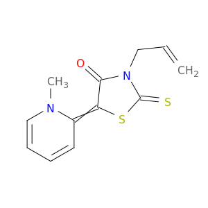 5-(1-甲基-2(1H)-吡啶基二乙烯)-3-(2-丙烯-1-基)-2-硫代戊四-噻唑烷酮