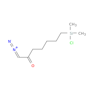 2-Heptanone, 7-(chlorodimethylsilyl)-1-diazo-
