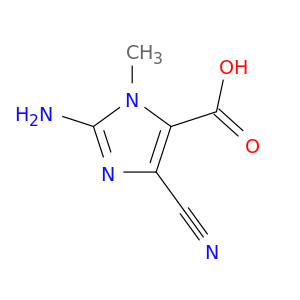 1H-Imidazole-5-carboxylicacid, 2-amino-4-cyano-1-methyl-