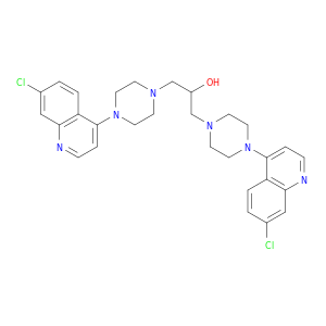 1,3-bis[4-(7-chloroquinolin-4-yl)piperazin-1-yl]propan-2-ol