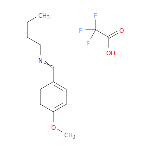 1-Butanamine, N-[(4-methoxyphenyl)methylene]-, trifluoroacetate