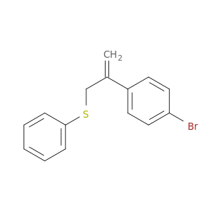 Benzene, 1-bromo-4-[1-[(phenylthio)methyl]ethenyl]-