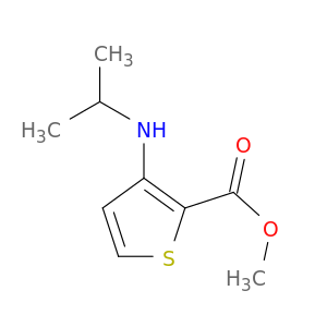 2-Thiophenecarboxylic acid, 3-[(1-methylethyl)amino]-, methyl ester