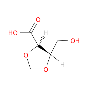 1,3-Dioxolane-4-carboxylicacid, 5-(hydroxymethyl)-, (4R-trans)- (9CI)