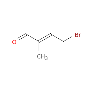 2-Butenal, 4-bromo-2-methyl-, (2E)-