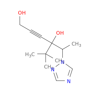 2-Hexyne-1,4-diol, 5,5-dimethyl-4-[1-(1H-1,2,4-triazol-1-yl)ethyl]-