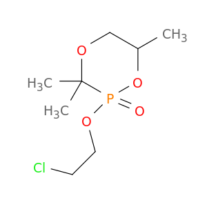 1,4,2-Dioxaphosphorinane, 2-(2-chloroethoxy)-3,3,6-trimethyl-, 2-oxide