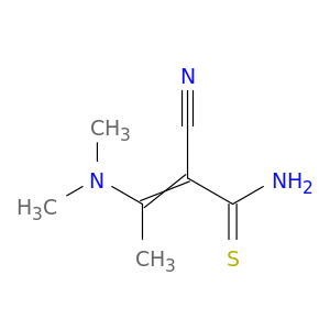 2-Butenethioamide, 2-cyano-3-(dimethylamino)-