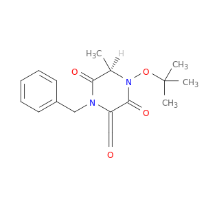 1-BENZYL-3(R)-METHYL-4-TERT-BUTOXY-CARBONYL-PIPERAZINE-2,5-DIONE