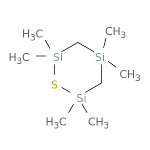 1-Thia-2,4,6-trisilacyclohexane, 2,2,4,4,6,6-hexamethyl-
