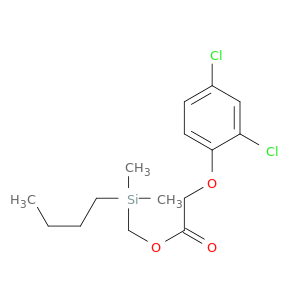 Acetic acid, (2,4-dichlorophenoxy)-, (butyldimethylsilyl)methyl ester