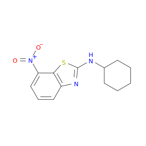 2-Benzothiazolamine, N-cyclohexyl-7-nitro-