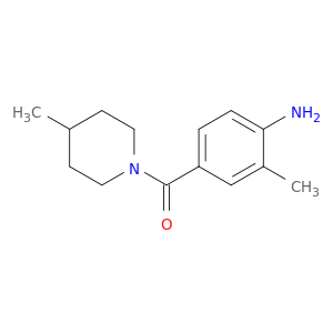 2-Methyl-4-(4-methylpiperidine-1-carbonyl)aniline
