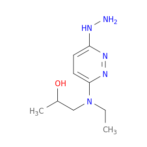1-[ethyl-(6-hydrazinylpyridazin-3-yl)amino]propan-2-ol
