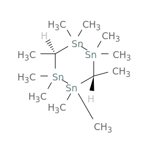 1,2,4,5-Tetrastannin, hexahydro-1,1,2,2,3,4,4,5,5,6-decamethyl-, trans-
