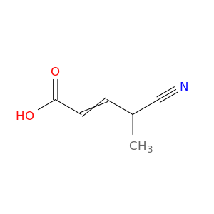 2-Pentenoic acid, 4-cyano-