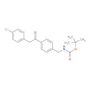 tert-Butyl 4-(2-(4-chlorophenyl)acetyl)benzylcarbamate