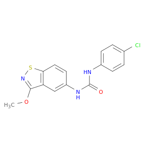 Urea,N-(4-chlorophenyl)-N'-(3-methoxy-1,2-benzisothiazol-5-yl)-