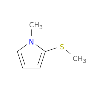 1H-Pyrrole, 1-methyl-2-(methylthio)-