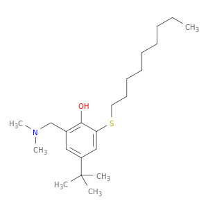 Phenol, 2-[(dimethylamino)methyl]-4-(1,1-dimethylethyl)-6-(nonylthio)-