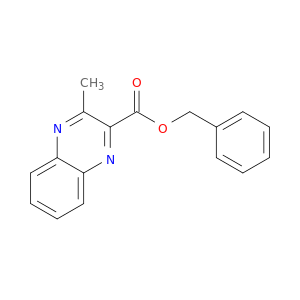 2-Quinoxalinecarboxylic acid, 3-methyl-, phenylmethyl ester