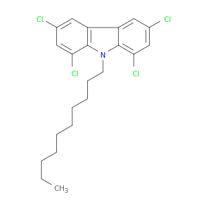 9H-Carbazole, 1,3,6,8-tetrachloro-9-decyl-