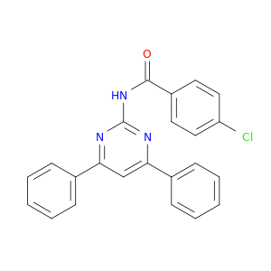 Benzamide, 4-chloro-N-(4,6-diphenyl-2-pyrimidinyl)-