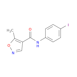 4-Isoxazolecarboxamide, N-(4-iodophenyl)-5-methyl-