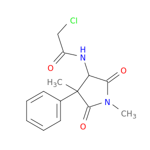 Acetamide, 2-chloro-N-(1,4-dimethyl-2,5-dioxo-4-phenyl-3-pyrrolidinyl)-