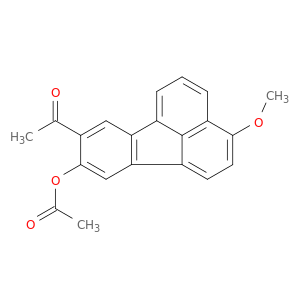 Ethanone, 1-[9-(acetyloxy)-3-methoxy-8-fluoranthenyl]-