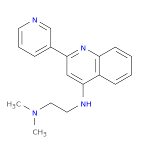N-[2-(DIMETHYLAMINO)ETHYL]-2-(3-PYRIDYL)QUINOLIN-4-AMINE