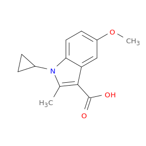 1-Cyclopropyl-5-Methoxy-2-Methyl-1h-Indole-3-Carboxylic Acid