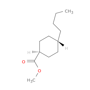 Cyclohexanecarboxylic acid, 4-butyl-, methyl ester, trans-