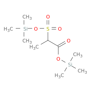 Propanoic acid, 2-[[(trimethylsilyl)oxy]sulfonyl]-, (trimethylsilyl) ester