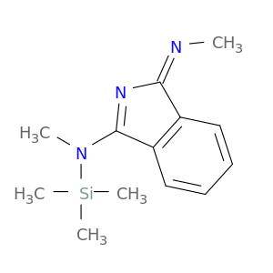 1H-Isoindol-3-amine, N-methyl-1-(methylimino)-N-(trimethylsilyl)-, (E)-