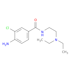 4-氨基-3-氯-N-[2-(二乙基氨基)乙基]苯甲酰胺
