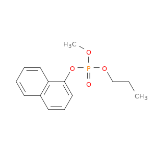 Phosphoric acid, methyl 1-naphthalenyl propyl ester