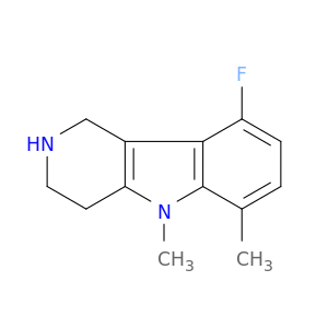 1H-Pyrido[4,3-b]indole, 9-fluoro-2,3,4,5-tetrahydro-5,6-dimethyl-